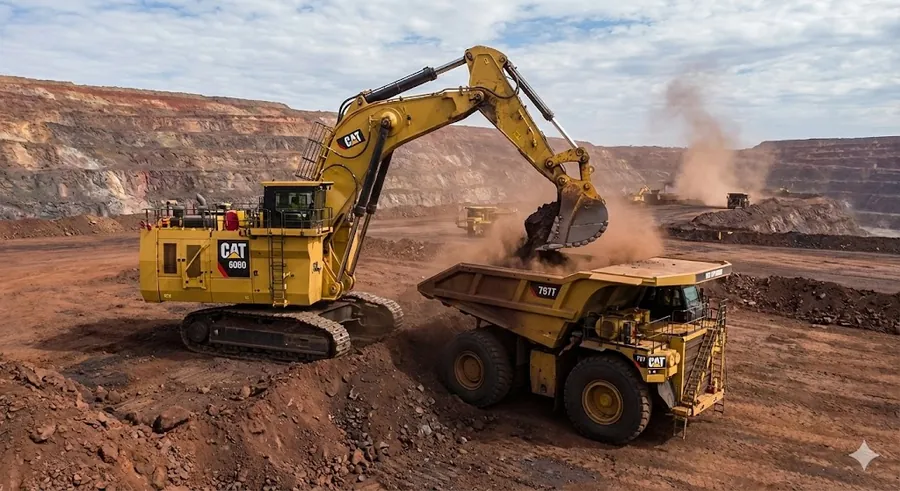 Mining extraction site