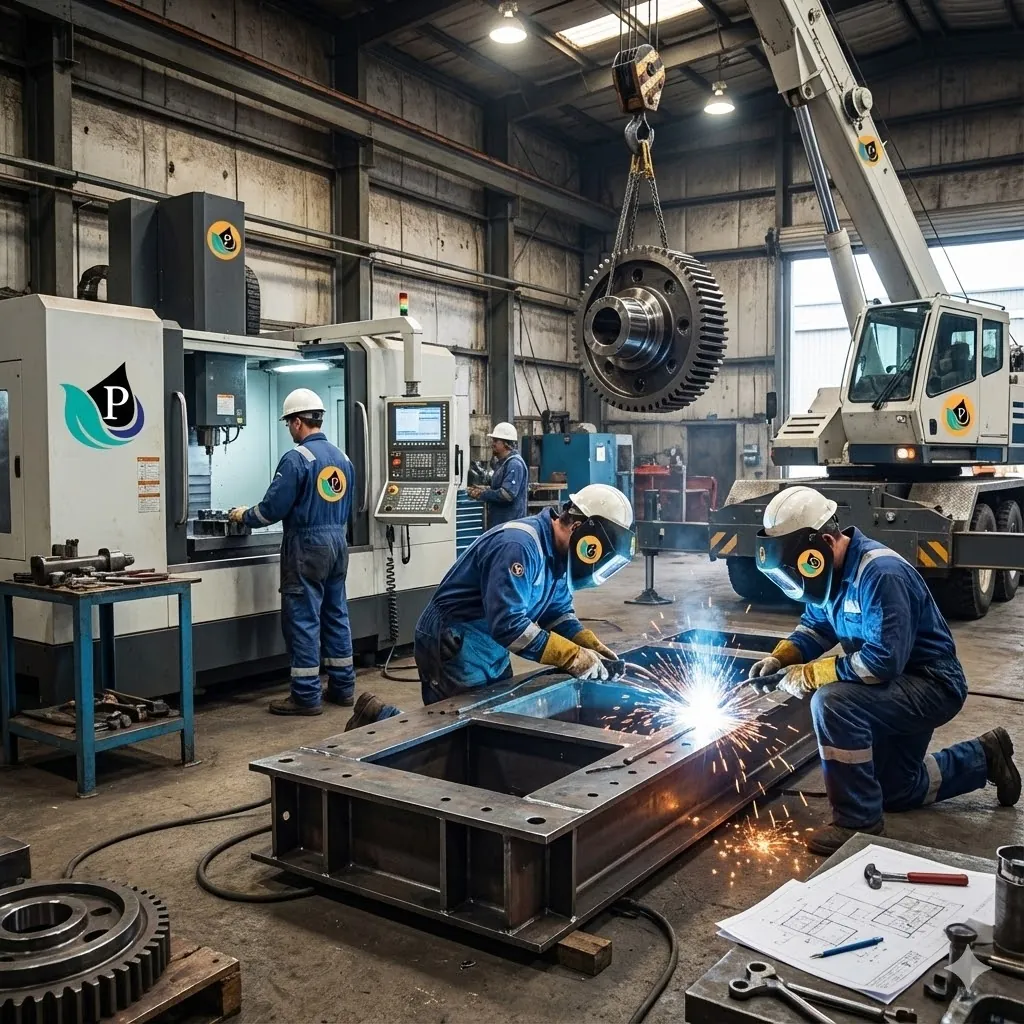 Premom Mines workshop and fabrication